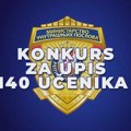 Konkurs za upis 140 učenika u prvi razred Srednje škole unutrašnjih poslova „Jakov Nenadović“ Konkurs za upis 140…