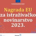 Evropska unija dodeljuje nagradu za istraživačko novinarstvo za 2023. godinu