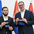 Vučić sa MMA borcem Mahačevim o značaju sporta kao temelja zdravog društva