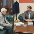 Dašić primio Kamenka Sretenovića u kabinetu u Kragujevcu