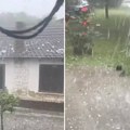 Nevreme već tutnji Srbijom: Pojavili se dramatični snimci, pljušti kiša i pada krupan grad (video)
