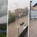 Nevreme zahvatilo delove Srbije: Poplavljene ulice u Kruševcu, pljusak u Beogradu