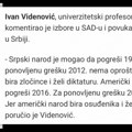 Skandal! Videnović otrčao kod islamista, poredio Vučića i Trampa, pa napao ceo srpski narod!