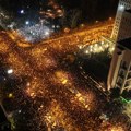 FOTO, VIDEO: Kako izgleda protest u Novom Sadu iz drona