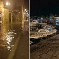 Метеоцунами погодио Хрватску, потоп настао у секунди: Туристи бежали од мора, бродови додиривали дно (видео)