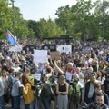 Protest u organizaciji prozapadnih stranaka u Beogradu