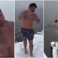 Hit snimak bosanca iz austrije: Za njega nema zime, kupa se u ledenom jezeru - Pokazao i "tajni recept", pa zapevao (video)