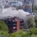 Požar u Moskvi Gori zgrda, stanari hitno evakuisani (video)