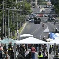 Protest akademske zajednice: Blokirana raskrsinica ispred zgrade Vlade