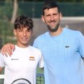 Rafa gleda Novaka na Rolan Garosu!