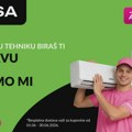Tehnomedia tokom juna nudi besplatnu dostavu za VESA klime i belu tehniku