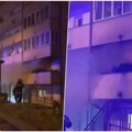 Prvi snimak velikog požara u Rakovici: Vatrogasci izneli ženu iz stana u poslednji čas, dim kulja na sve strane (video)