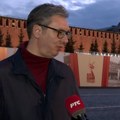 Vučić za RTS iz Moskve: Ponosan sam što kao predsednik Srbije prisustvujem obeležavanju 80 godina od pobede nad fašizmom