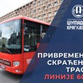 Privremeno skraćenje trase na liniji 606 zbog „Šumadijski dani šljive“