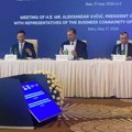 Vučić se sastao s predstavnicima najvećih azerbejdžanskih kompanija u Bakuu