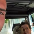 Veljko objavio snimak sa Bogdaninom bakom, pokazao kakva je gospođa! Vozili se u terencu, ona drži Krstana