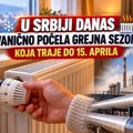 Zvanično počela grejna sezona u Srbiji: svih 60 toplana spremno, grejanje traje do 15. aprila