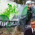 Što režim dublje pada, on postaje agresivniji: Na policijskim cokulama koje gaze mlade ljude nalazi se lik Aleksandra Vučića…