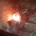 Goreli automobili u Bačkoj Palanci u gluvo doba noći: prvo planuo jedan, a onda je vatra počela da se širi (video)