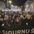 Građani na skupu i šetnji u Zagrebu tražili veću bezbednost u školama