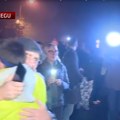 „Studenti su jedina nada“: Otac stradalog radnika u Namenskoj u Lučanima na dočeku akademaca koji pešače iz Novog Pazara…