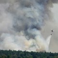 Vatrogasci iz Beograda uključeni u gašenje požara u Deliblatskoj peščari: "Vetar stalno menja pravac, zahvaćena i šuma"