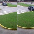 Svi se smeju zbog katastrofalnog vozačkog ispita! Žena pravila haos po parkingu, a onda se zakucala u stub (video)