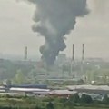 VIDEO Opet požar u Sankt Peterburgu: Dim se širi gradom, vatra zahvatila hangar