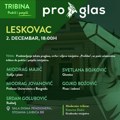Tribine ProGlasa u subotu u Leskovcu i Vranju