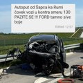 Jezivo upozorenje pre nesreće - pazite se, čovek vozi 130 km/h! Nekoliko minuta kasnije "Ford" se zakucao u automobil na…