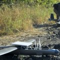 Dron koji je uleteo u zemlju ukrajinski