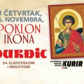 Obeležite Đurđic uz kurir: U četvrtak, 16.Novembra poklanjamo vam ikonu Svetog Georgija s zlatotiskom i molitvom