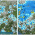 Radarski snimci pokazuju kako nevreme danas ide ka Srbiji: U ove delove zemlje prvo stižu grad i pljuskovi