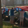 (FOTO) U Nišu organizovan auto-skup povodom dana Rusije: U koloni mahom pristalice vlasti