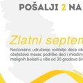 Zlatni septembar - mesec podrške deci i mladima obolelim od raka