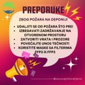 OGLASIO SE SAVET ZA ZAŠTITU ŽIVOTNE SREDINE VALJEVA – PREPORUKE ZA PONAŠANJE GRAĐANA USLED POŽARA NA DEPONIJI