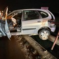 "Slika sa lica mesta je jeziva, automobil potpuno smrskan": Težak udes kod Čačka, vozilo završilo na bankini
