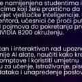 Od nule do prvog AI modela: Na Univerzitetu u Novom Pazaru otvorene prijave za AI radionicu namenjenu studentima i…