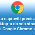 Kako napraviti prečicu na desktop-u do veb stranice u Google Chrome-u