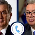 Vučić razgovarao telefonom sa predsednikom Uzbekistana