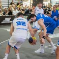 Glumačke zvezde i mladi basketaši na terenu