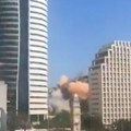 Trenutak kada je raketa pogodila Haifu: Muk, jaka eksplozija, a onda je gust dim okovao grad