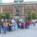 Svečanim defileom školaraca u centru Beograda počela manifestacija “Radost Evrope” (video)