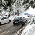 Sneg prekrio pojedine puteve - uglavnom na teritoriji Niša, Zaječara i Požarevca