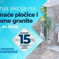 Letnja akcija na najtraženije domaće pločice i uvozne granite u "Keramici Jovanović"