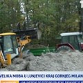 Počela velika moba kod Gornjeg Milanovca VIDEO