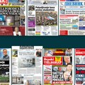 Naslovne strane sutrašnjih novina: Prelistavanje štampe za ponedeljak, 27. oktobar 2025. godine