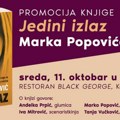 Anđelka Prpić na predstavljanju knjige "Jedini izlaz" 11. oktobra
