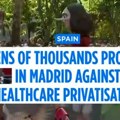 Desetine hiljada na protestu u Madridu traže demontažu javnog zdravstvenog sistema