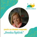 Konkurs za nagradu „Donka Špiček“
